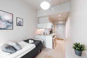 Фото номера Номер-студио (на 1 взрослого) Апарт-отели Forenom Aparthotel Vantaa Tikkurila г. Вантаа 8