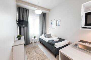 Фото номера Номер-студио (на 1 взрослого) Апарт-отели Forenom Aparthotel Vantaa Tikkurila г. Вантаа 7