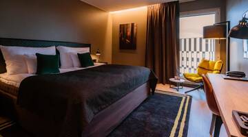 Фото номера Стандартный двухместный номер с 1 кроватью Отель Clarion Hotel Aviapolis г. Вантаа 4