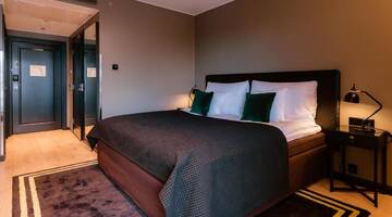 Фото номера Стандартный двухместный номер с 1 кроватью Отель Clarion Hotel Aviapolis г. Вантаа 9